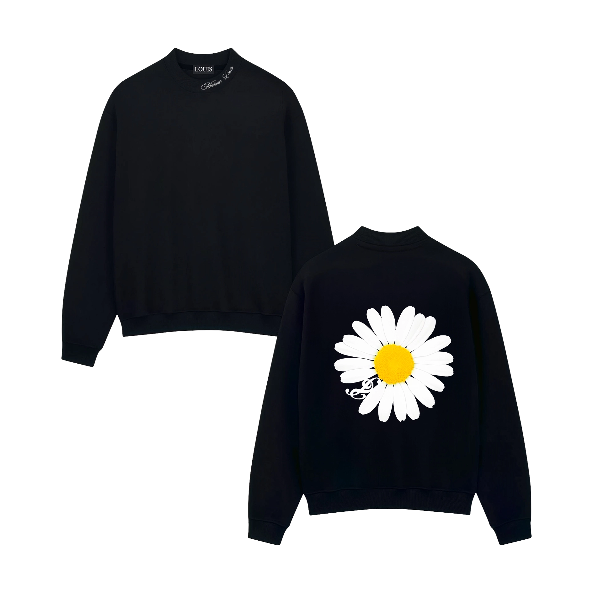 Sweater - WT010 Daisy Black