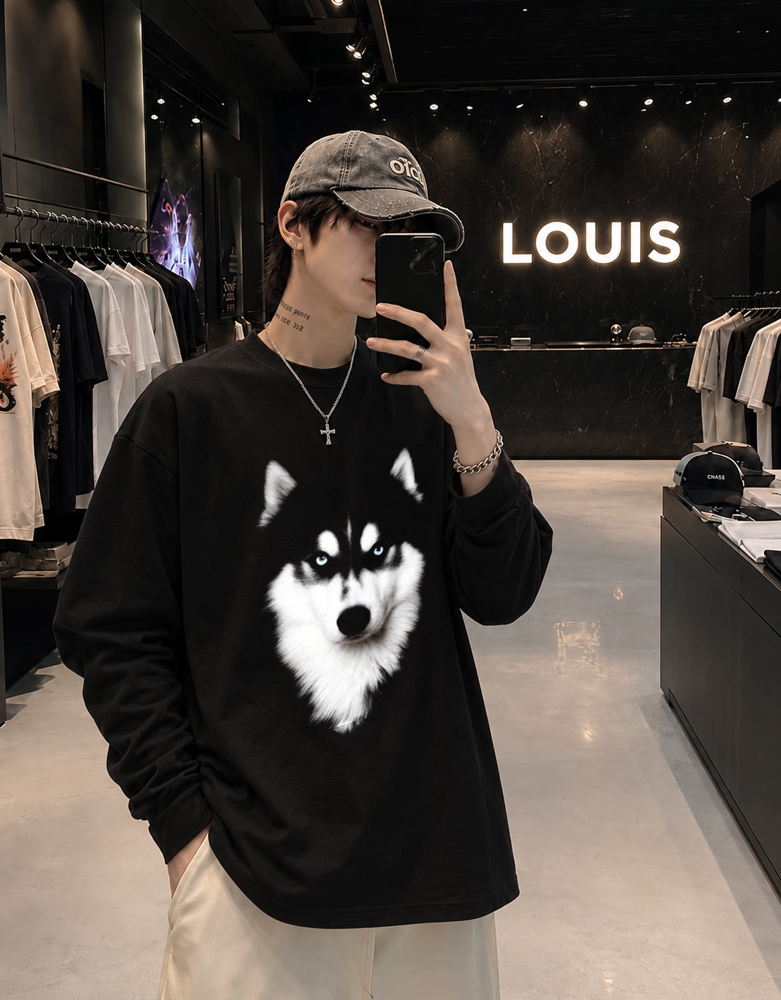 LOUIS Frost Wolf  Long Sleeve