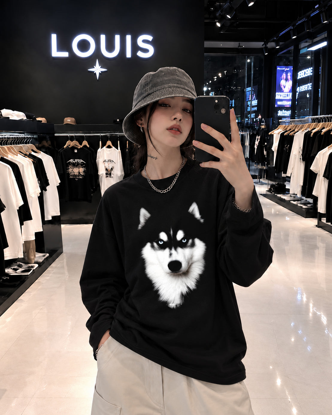 LOUIS Frost Wolf  Long Sleeve