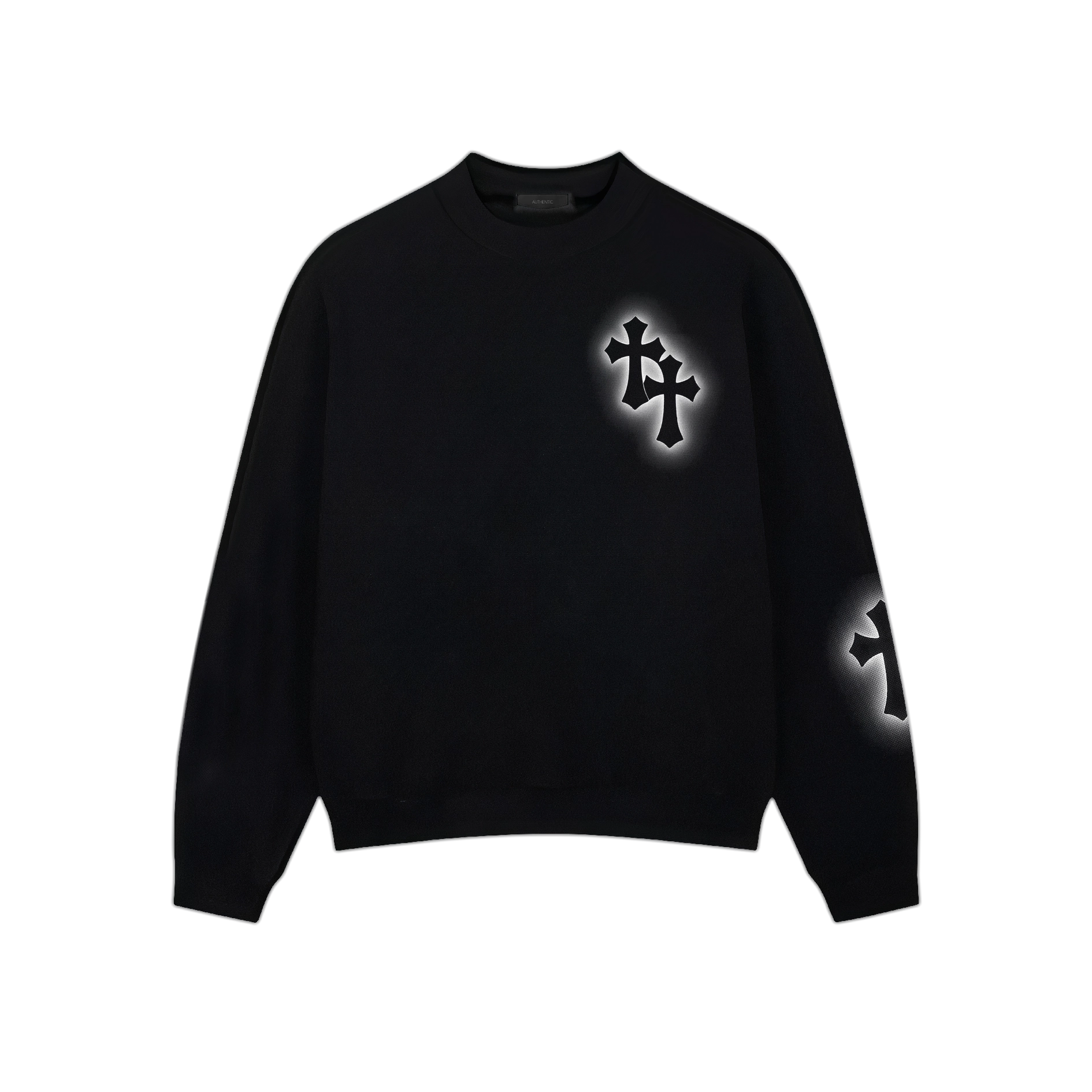 Sweater - WT  014 BLACK FAITH